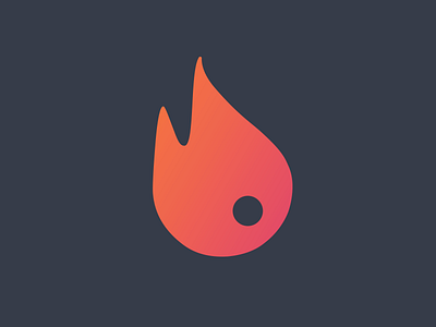 Cindr.io logo cindr.io fire gradient logo startup