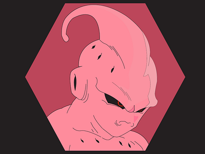 Kid Buu adobe ball character design design dragon illustration super