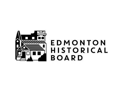 Edmonton Historical Board branding craftsman design edmonton edwardian gothic historical history home identity logo