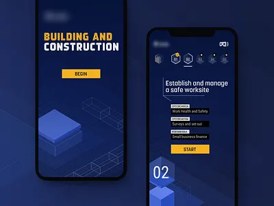 Building and Construction course digital learning learning experiences ui ux visual design