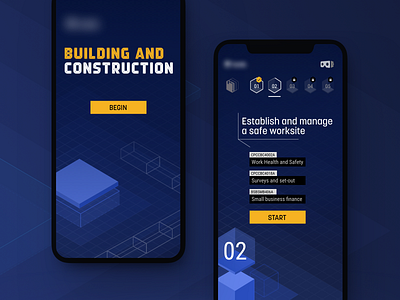 Building and Construction course digital learning learning experiences ui ux visual design