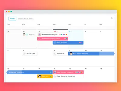 Start Dates on Calendar asana calendar dates due product project schedule start task ui ux