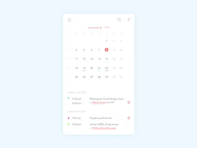 Calendar 038 app app design calendar date minimal calendar pick date ui ux