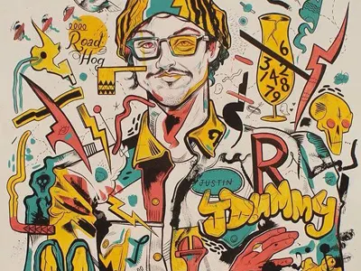 JDummy acrylic ca commission illustration illustrator paint portrait san francisco