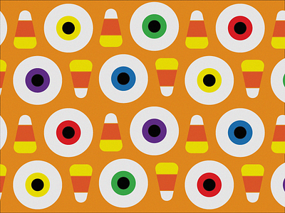 Halloween Background candy corn eyeballs halloween illustrator cc