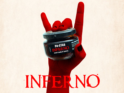 PA-STAR Inferno Chili Garlic Sauce chili chili sauce. inferno devil lucifer