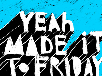 Friyay Illustration drawing handdrawn illustration illustrator lettering typography