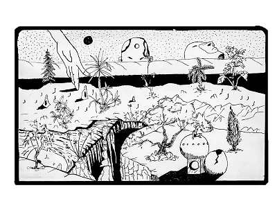 Odd World inktober inktober 2017 sketch book