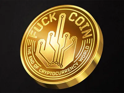 Fuck Coin Crypto Currency Gold coin crypto currency fuck gold