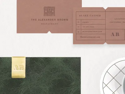 Restaurant Branding branding logo mockups restaurant