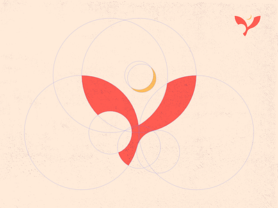 Y logo moon y yoga