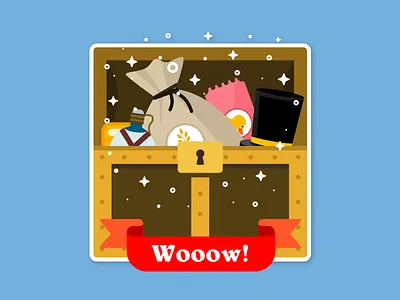 Chest chatwars chest icon illustration lootbox mmorpg sticker telegram