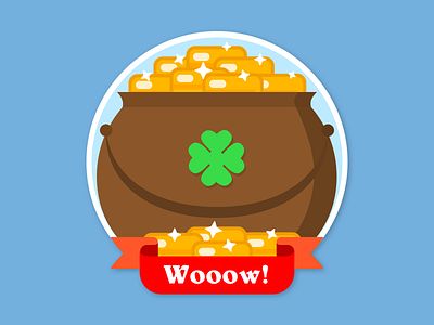 Leprechaun's pot chatwars game icon leprechaun mmorpg pot sticker telegram