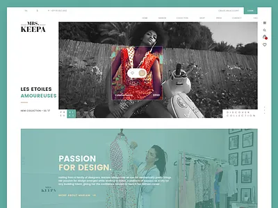 Mrs Keepa - UI DESIGN dubai e commerce fashion mrs keepa tunis ui ux
