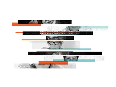 Slivers 2 blue collage new ground ngtf orange pattern playwright theatre