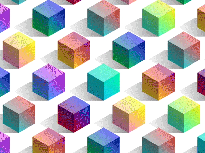 Cubes with Shadows after effects animation cubes gif gradients isometric isometric animation isometric illustration shadows