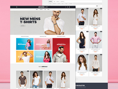 Arcadia - Ecommerce Multipurpose HTML5 Template css3 design ecommerce html html5 template theme themeforest web website