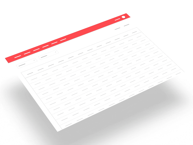 Data Summary dashboard data flinto table