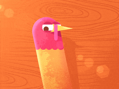 Skeptical Turkey animation character skeptical thanksgiving turkey