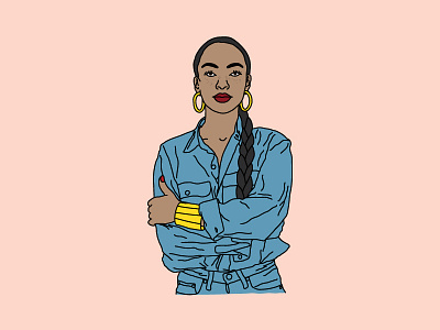 SADE hip hop illustration mtv music musician rnb sade