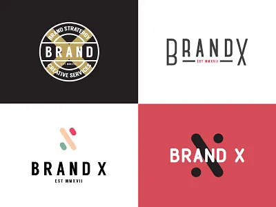 Logo Concepts design flat graphic illustration logo minimal vector