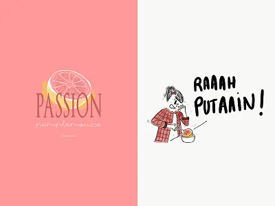 Grapefruit passion bd comic logo logohebdo story