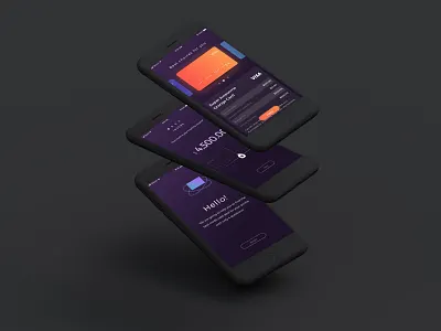 Credit Cards comparison Tool app cards credit card dark financial range sliders ui ux