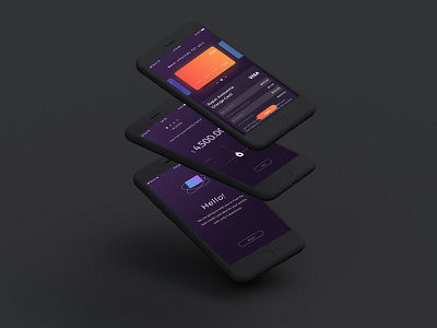Credit Cards comparison Tool app cards credit card dark financial range sliders ui ux