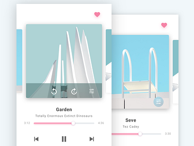 UI Challenge Day #10 Music Player