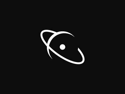 The Exoverse core logo negative space outline planet ring the exoverse
