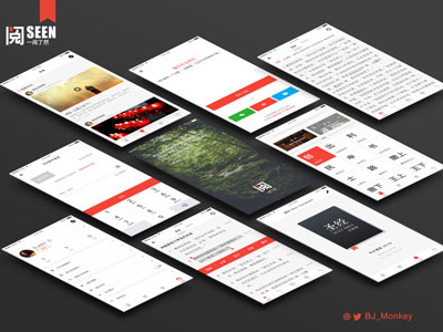 Seen APP UI Kit app ui