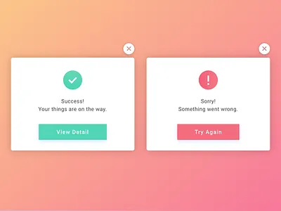 UI Challenge Day #11 Flash Message (Error/Success)