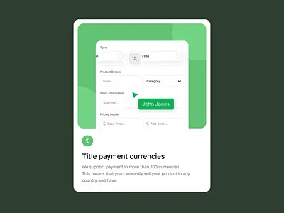 Intuitive design of title payment currencies 3d animation graphic design motion graphics ui