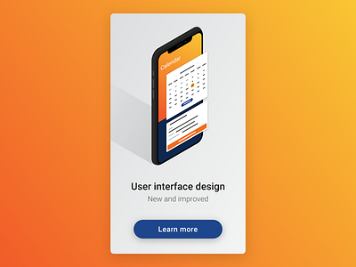 UI | Isometric Illustration exploration calendar design illustration iphone x isometric product design ui user interface ux