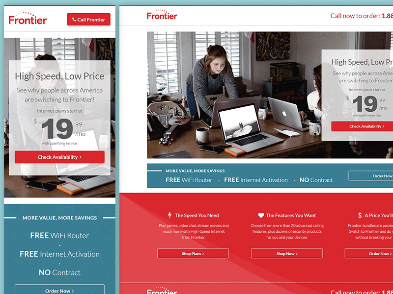 DailyUI #002 - Landing button cta daily ui landing page lead generation responsive rwd