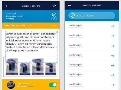 Mobile prototype in Adobe XD adobe xd
