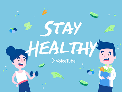 Stay Healthy eat graphic healthy vegan