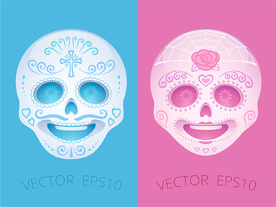 Vector calaveras avatar calavera catrina chat day of the dead emoji emoticon hispanic icon mexican skull smiley