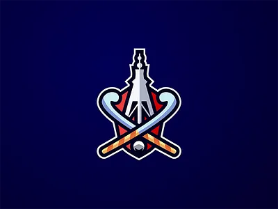 Cuxhaven Hockey coat of arms cuxhaven field hockey hockey hockey stick logo sports sports team team