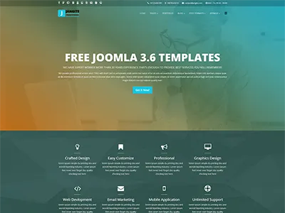 Jangite - Business Free Joomla Template bootstrap css3 free joomla site helix 3 html5 joomla 3.8 joomla 4 joomla template joomla templates joomla themes responsive web design