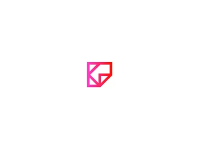 K P branding design graphic kp logo