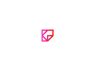 K P branding design graphic kp logo