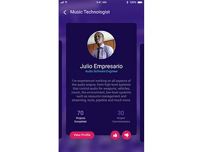 Daily Ui 106 blur color design fit gig gradient inspiration ios product uiux