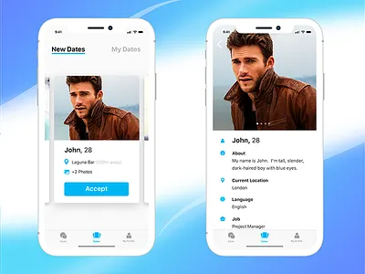 Dating App app date dating ios iphonex love profile