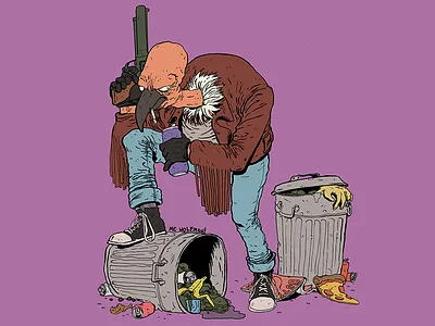 BGC: Vultre bad guys club cartoons comics drawing illustration inktober