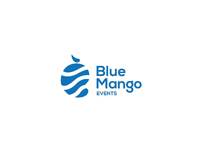 Blue Mango blue brand branding icon identity logo logo mark mango