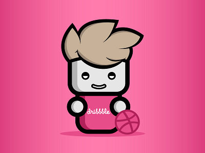Hello Dribbble! character creative creative designer design designer dribbble illustrator