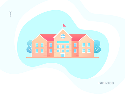 school illustration graphic illustration school ui