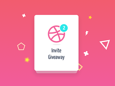 Dribbble Invite Giveaway dribbble freebies invites