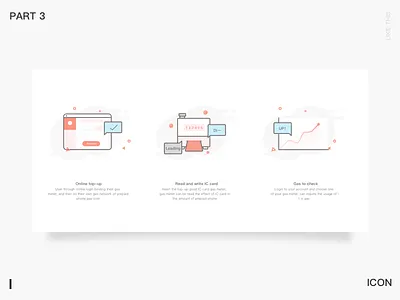 Three small icon icon ui